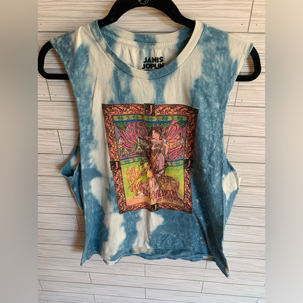 Janis Joplin tank top tye dye